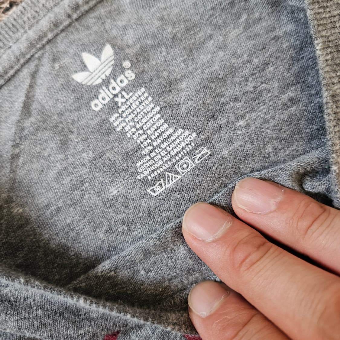 Adidas 2010's TEXAS A&M 벨벳 플로키 빈티지 반팔티셔츠 상품이미지4