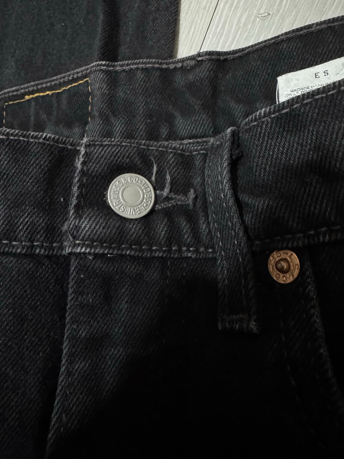 90’s 리바이스 505 흑청 데님 팬츠 상품이미지7