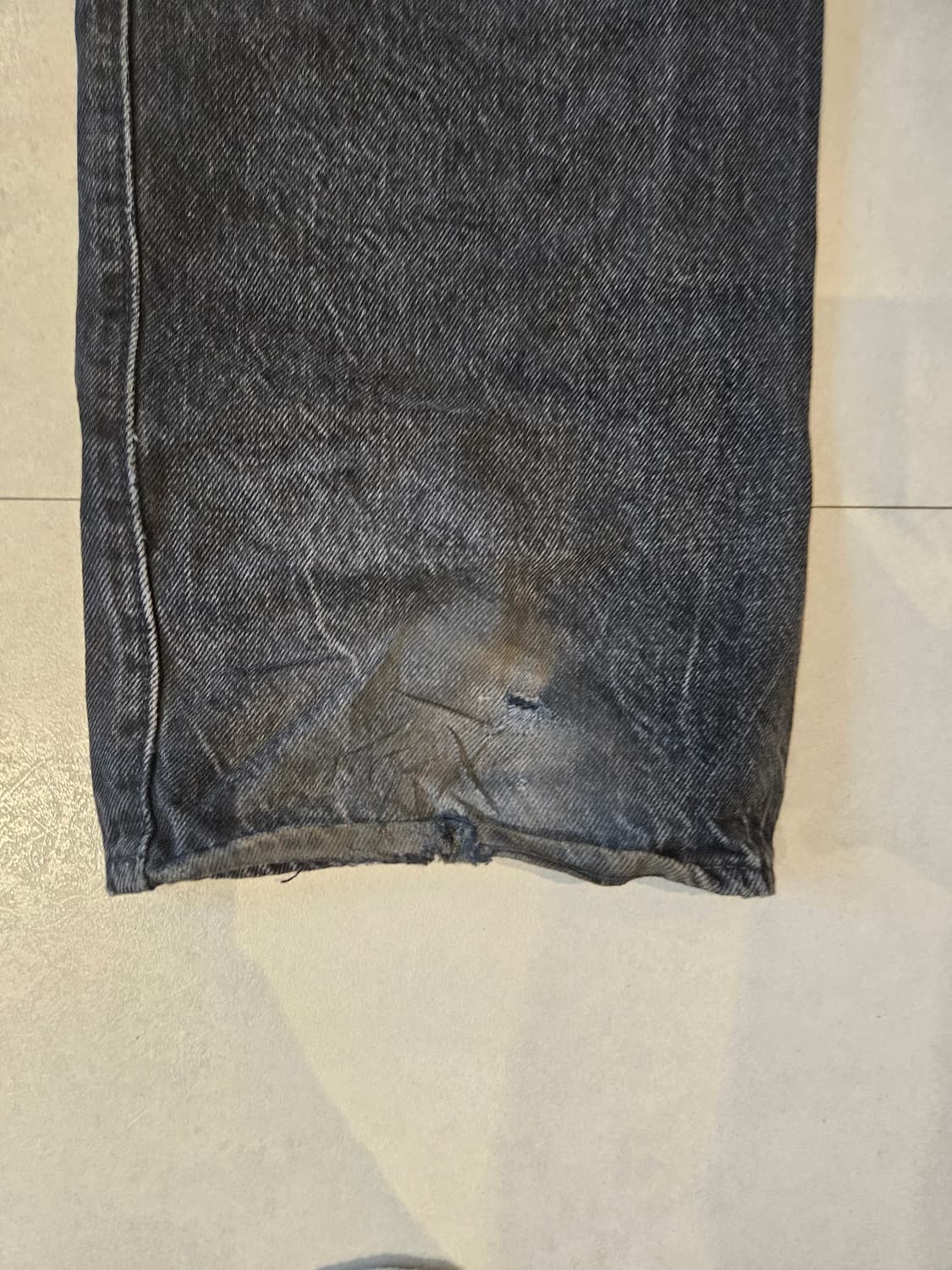 리바이스 501 흑청 34 32 상품이미지6