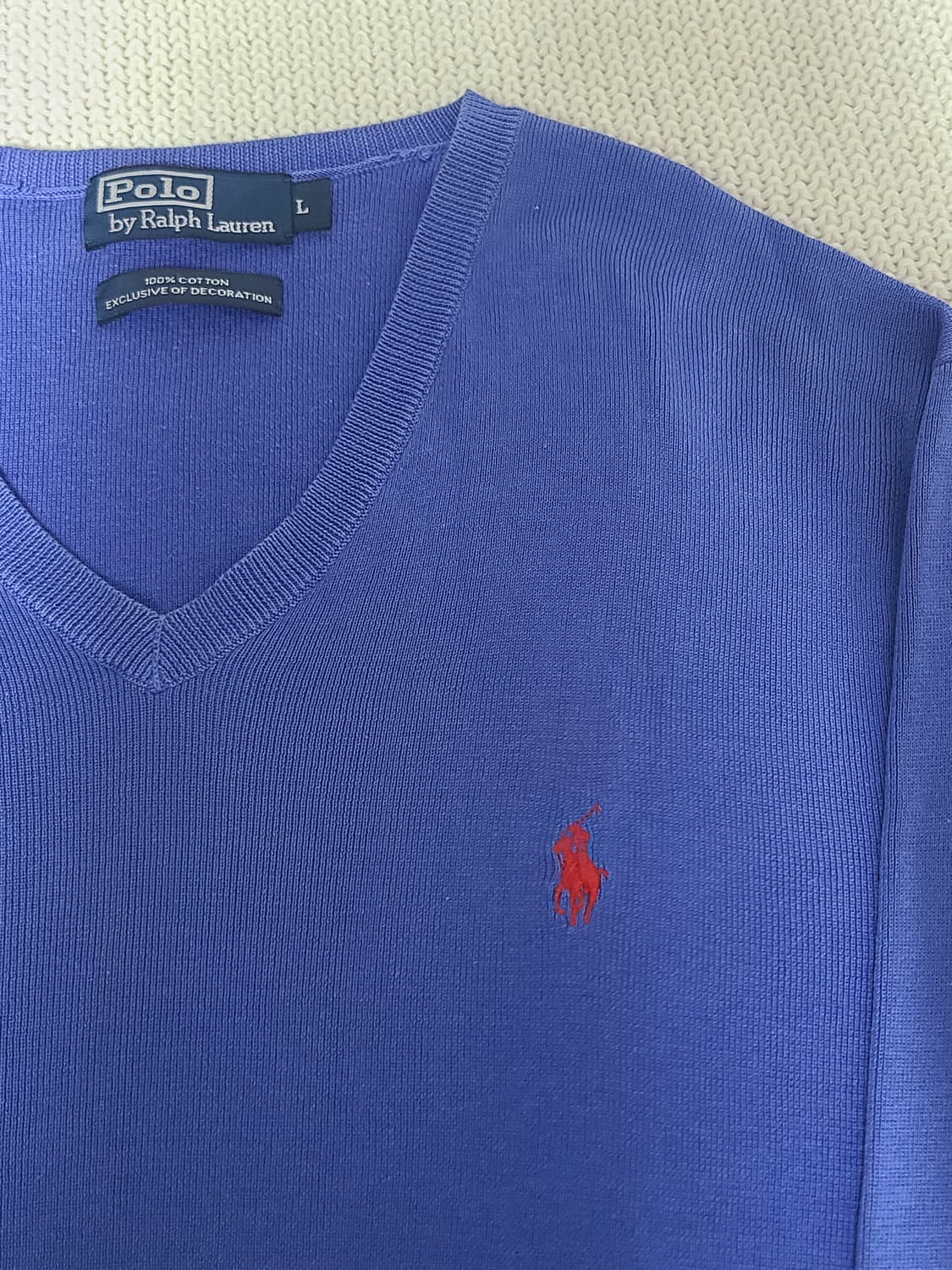 Polo Ralph Lauren V넥 니트 스웨터 상품이미지2