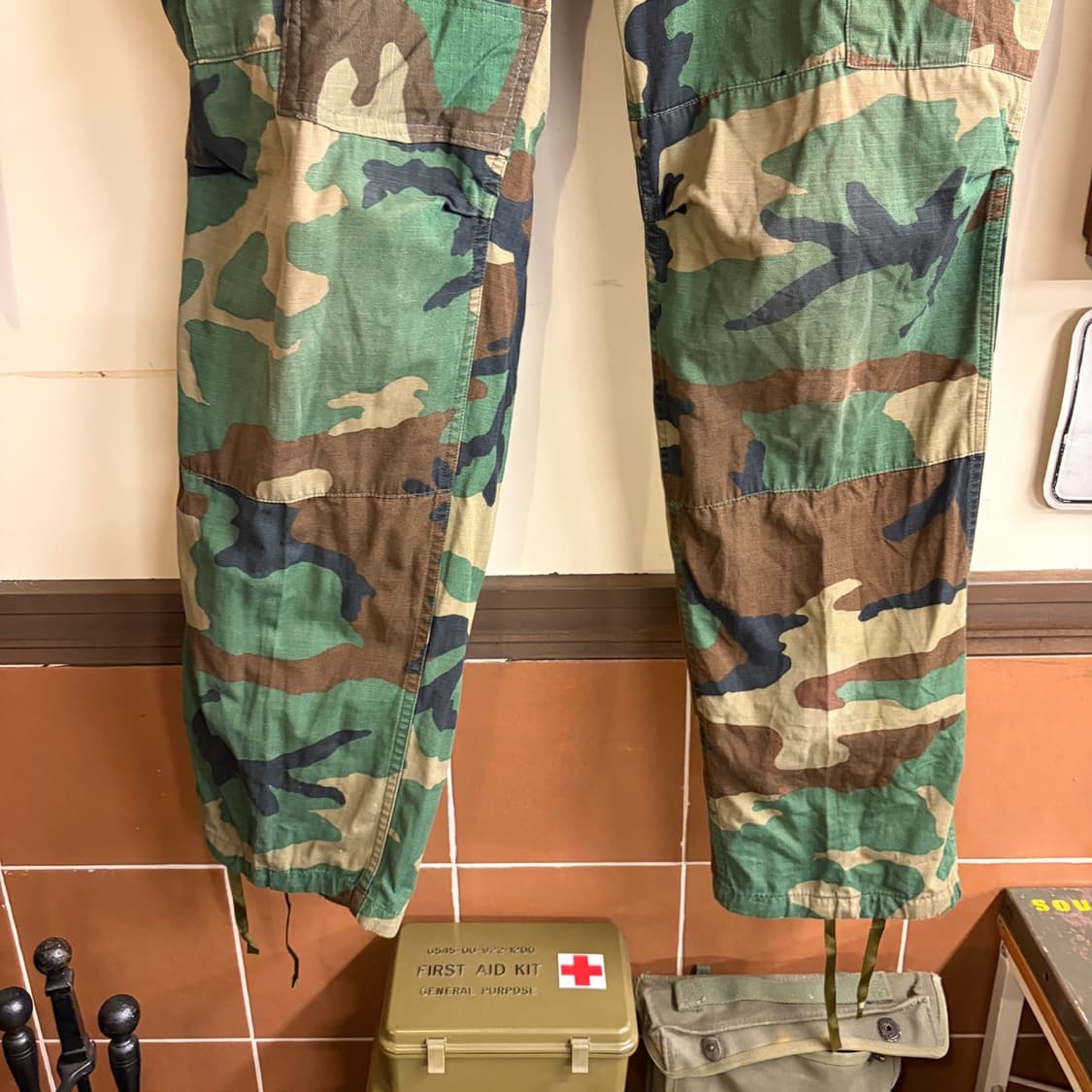 US Woodland BDU Pants M-L Size 260505-3 상품이미지3