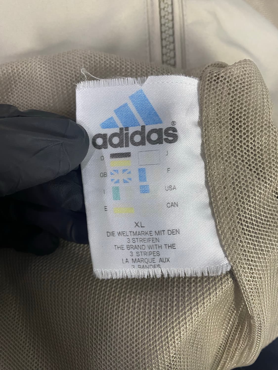 아디다스 올드스쿨 배색 바람막이 자켓 L <230> 상품이미지5