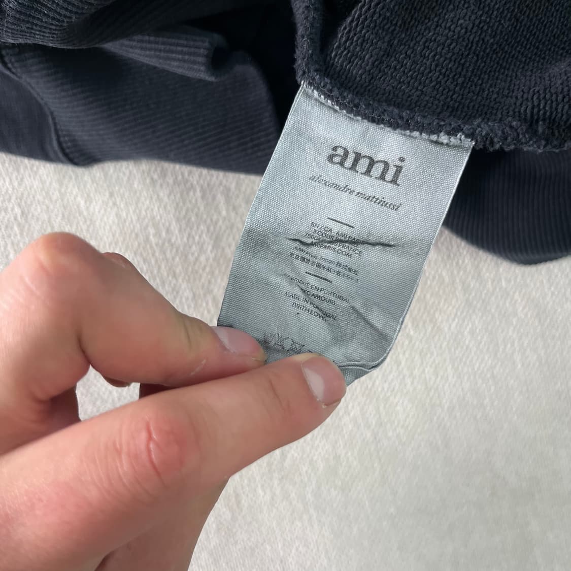 105 아미 자수스몰로고 후드티  상품이미지8