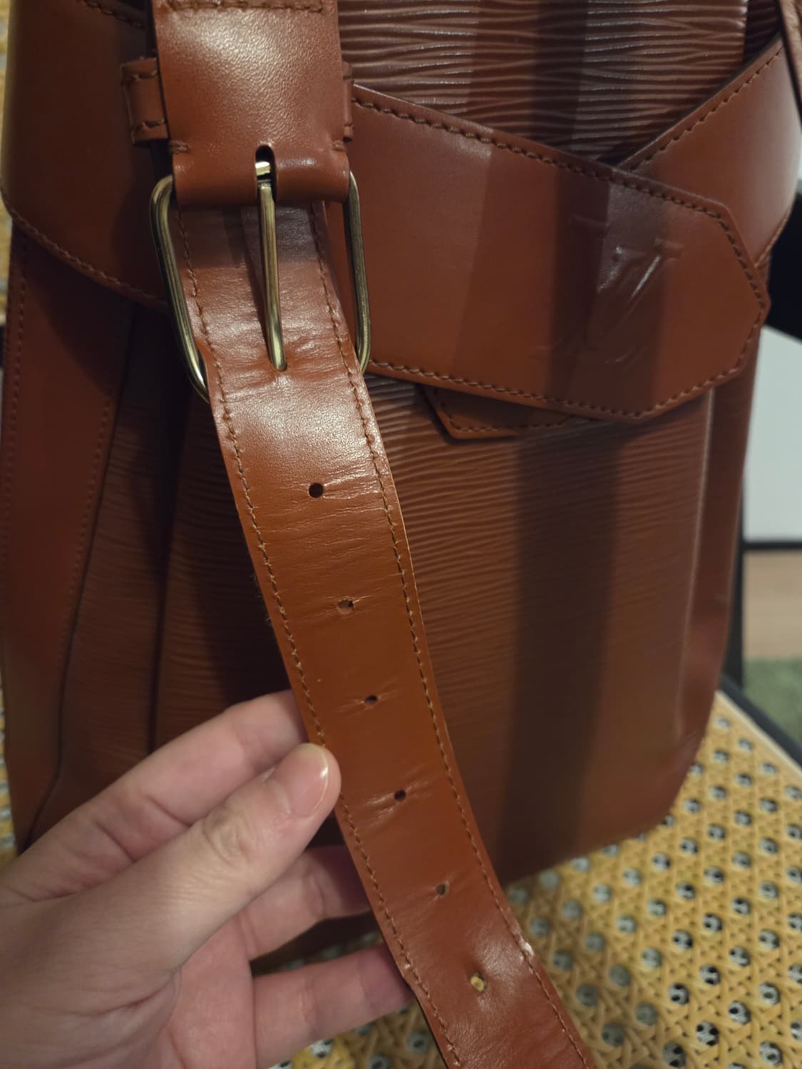 루이비통 삭데폴 삭 데 폴 에삐 브라운 GM 사이즈 상품이미지4