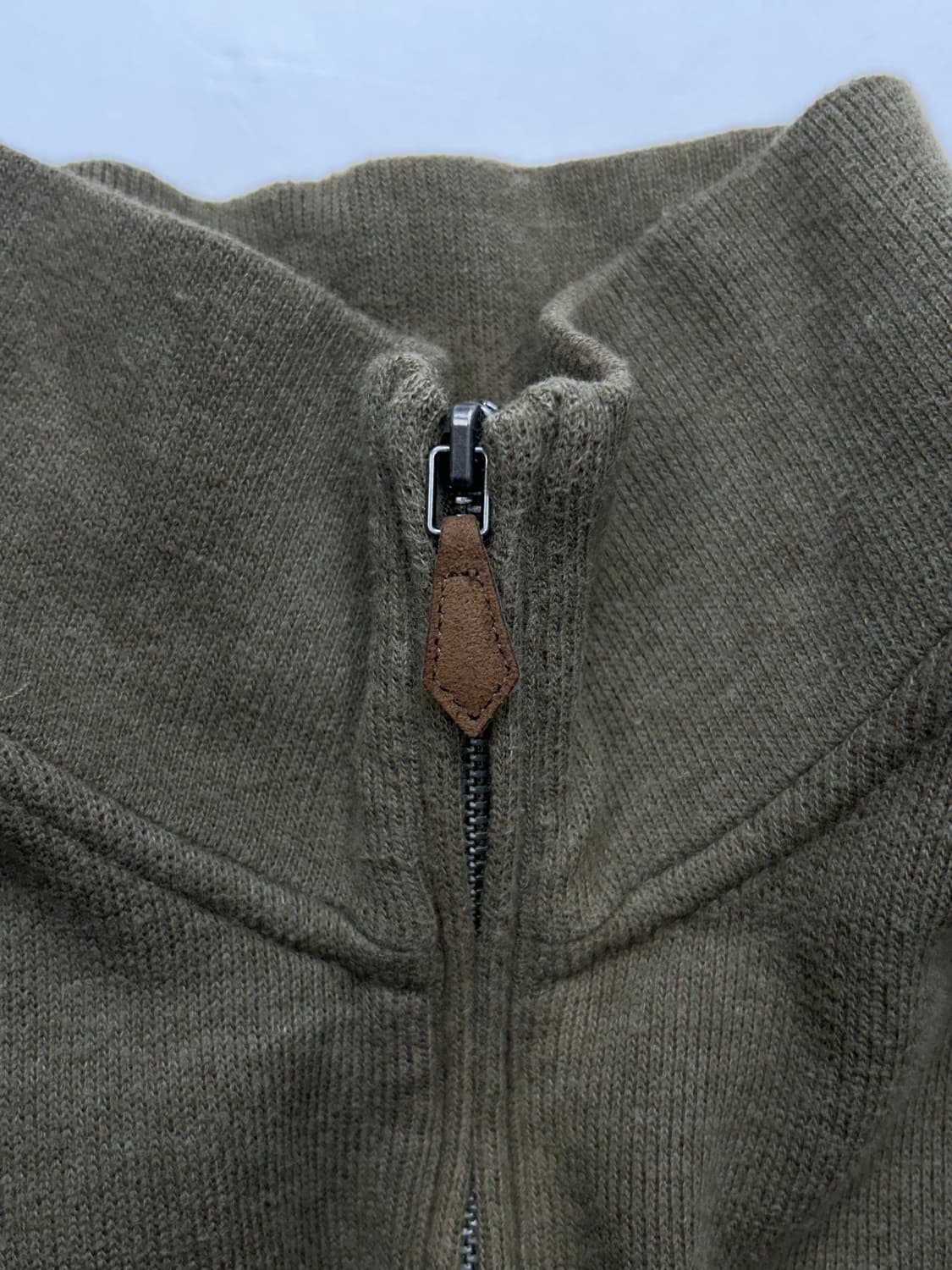 폴로 랄프로렌 카키 하프집업 니트 M 상품이미지7