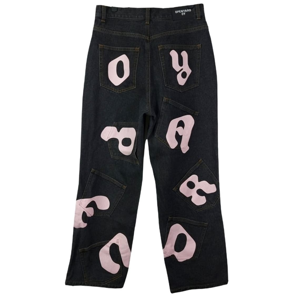 [오와이] 로고 에잇 포켓 데님 팬추 청바지 M19762 상품이미지3