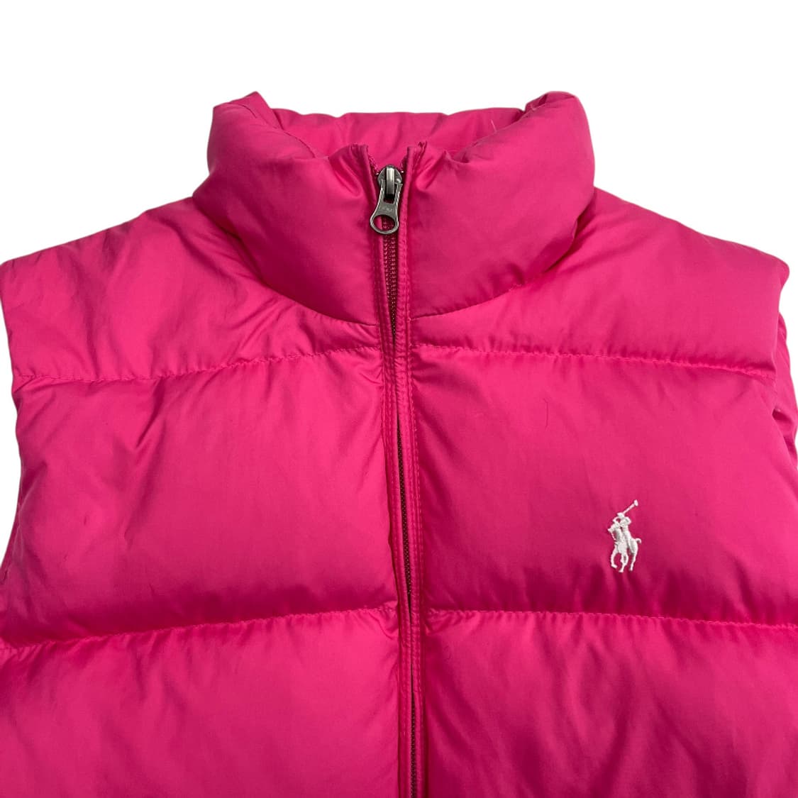폴로 랄프로렌 화이트포니 핑크 패딩조끼 S 상품이미지5