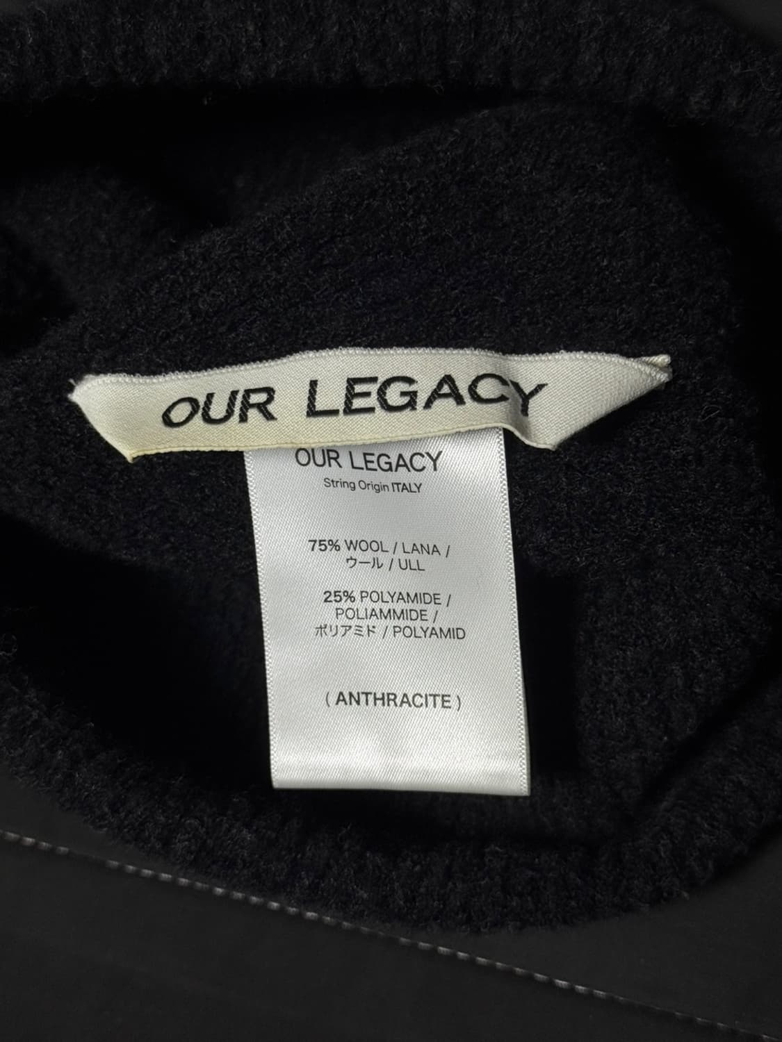 아워레가시 아카이브 울 비니 블랙 (OS) 상품이미지3