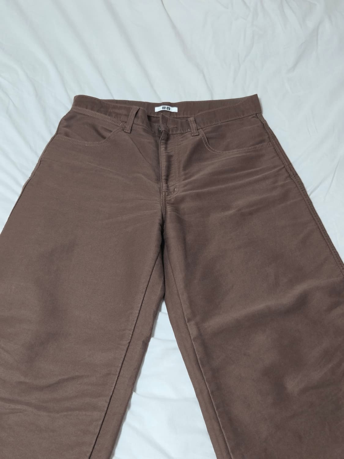 유니클로 U 라운드진 브라운 29사이즈 상품이미지4