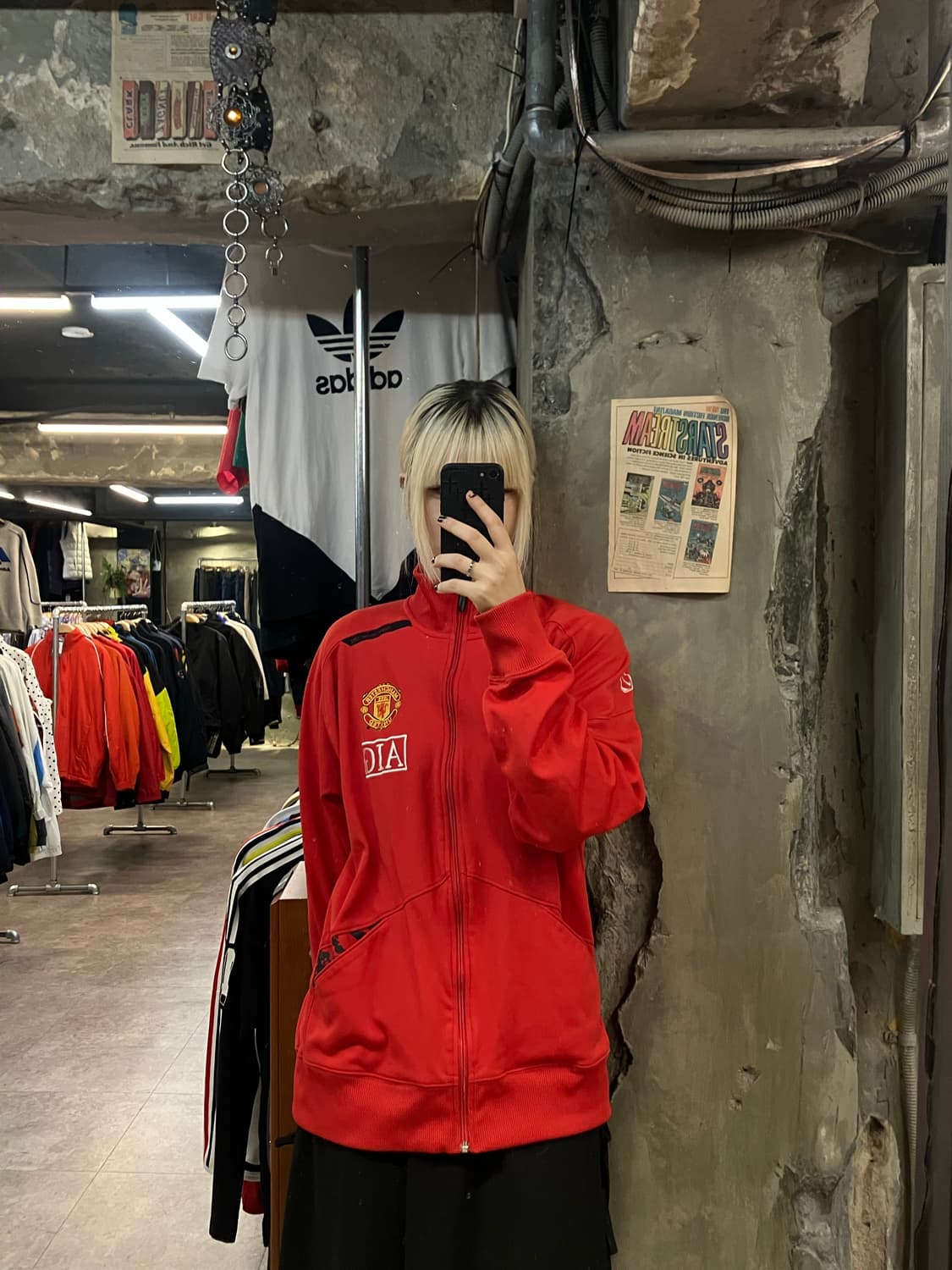 나이키 맨체스터 유나이티드 AIG 트랙 져지 레드 XL 상품이미지2