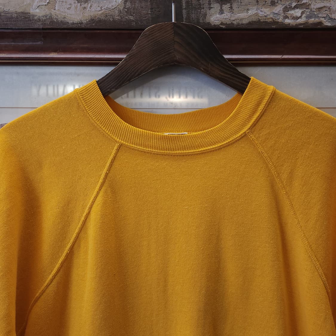 90s town craft 빈티지 반팔 스웻셔츠 옐로우 링커티 L 상품이미지3