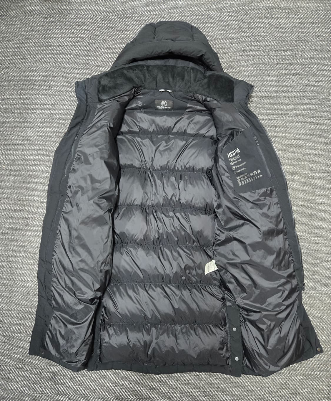 코오롱스포츠 공용 구스다운패딩 롱패딩 90 상품이미지3