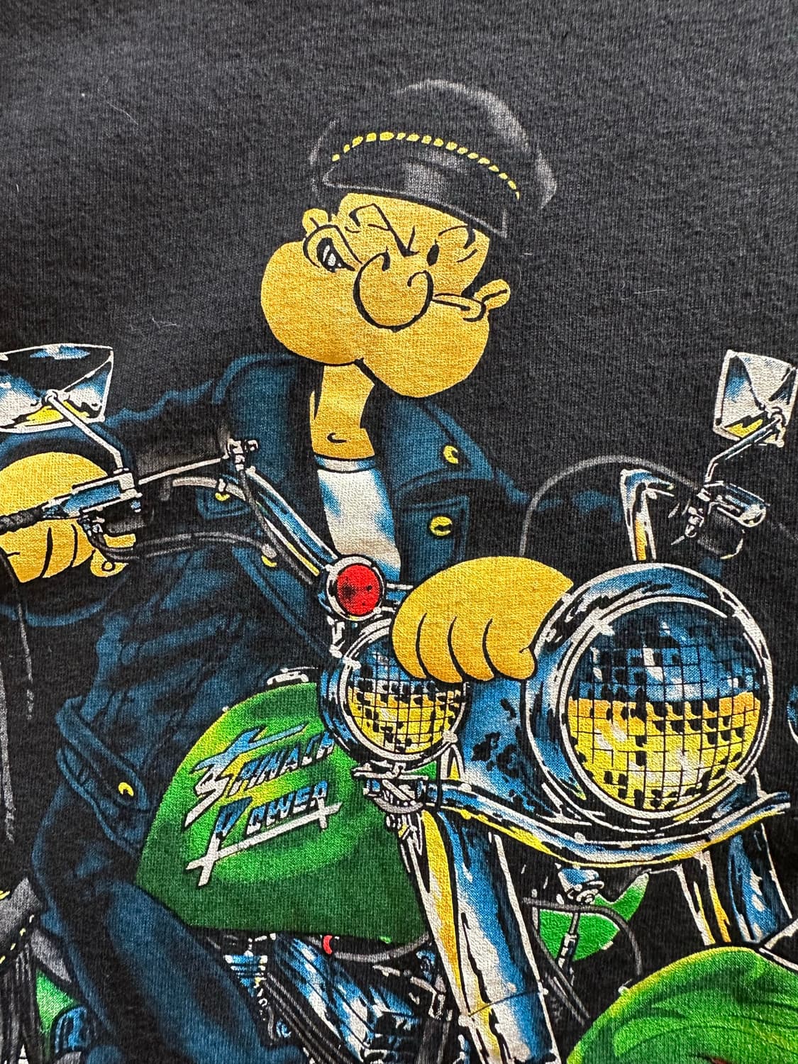 90s Popeye "Spinach Power" Chopper - 3XL 상품이미지5