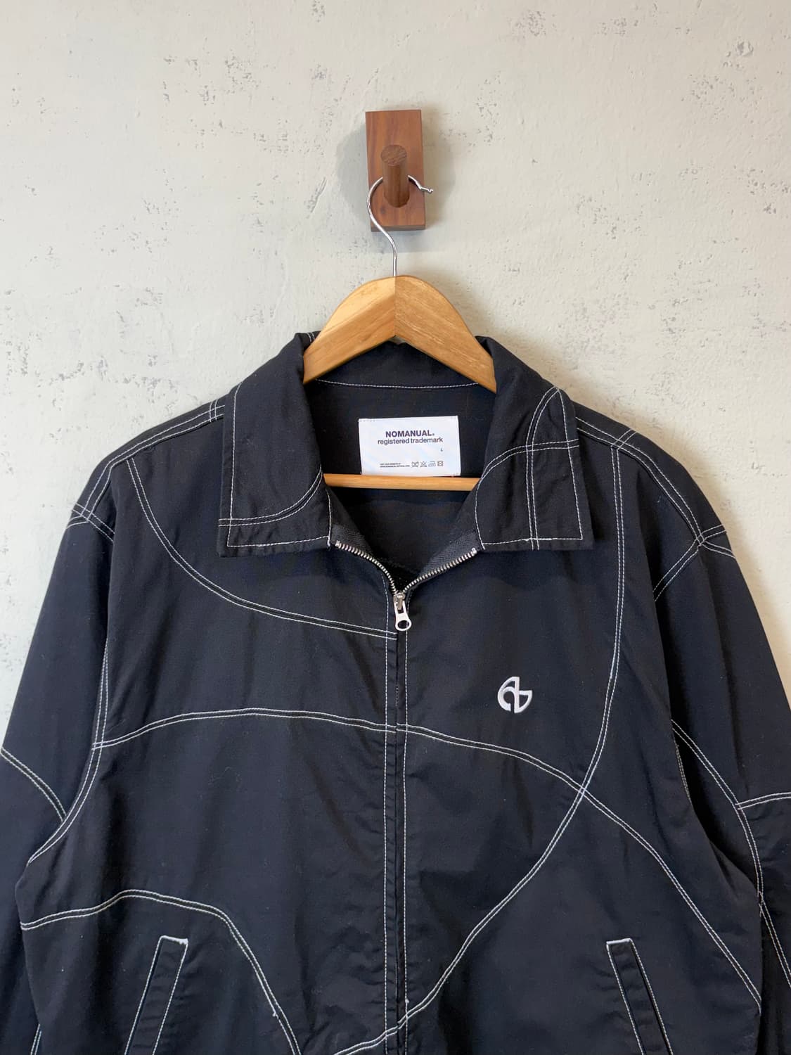 노매뉴얼 스티치 워크자켓 블랙 상품이미지3