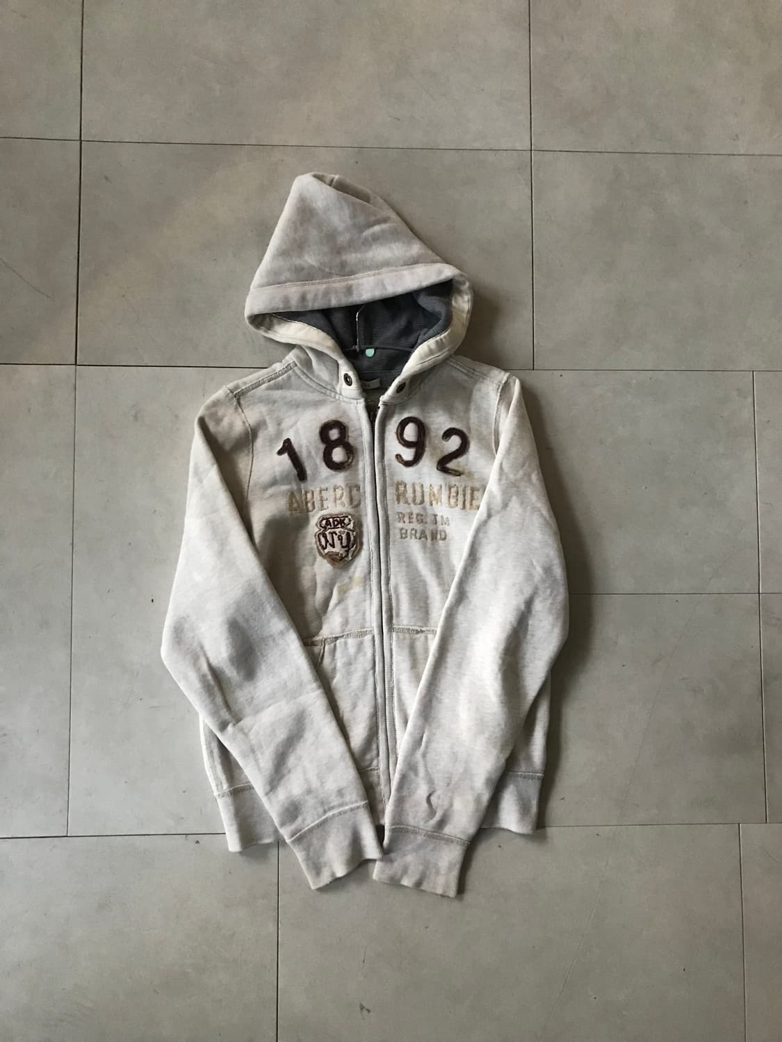 아베크롬비 오트밀 후드집업 상품이미지6