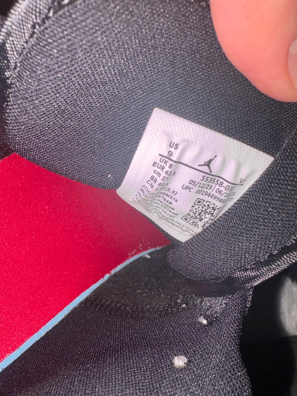 나이키 에어 조던 1 로우 파티클 그레이 270 상품이미지4