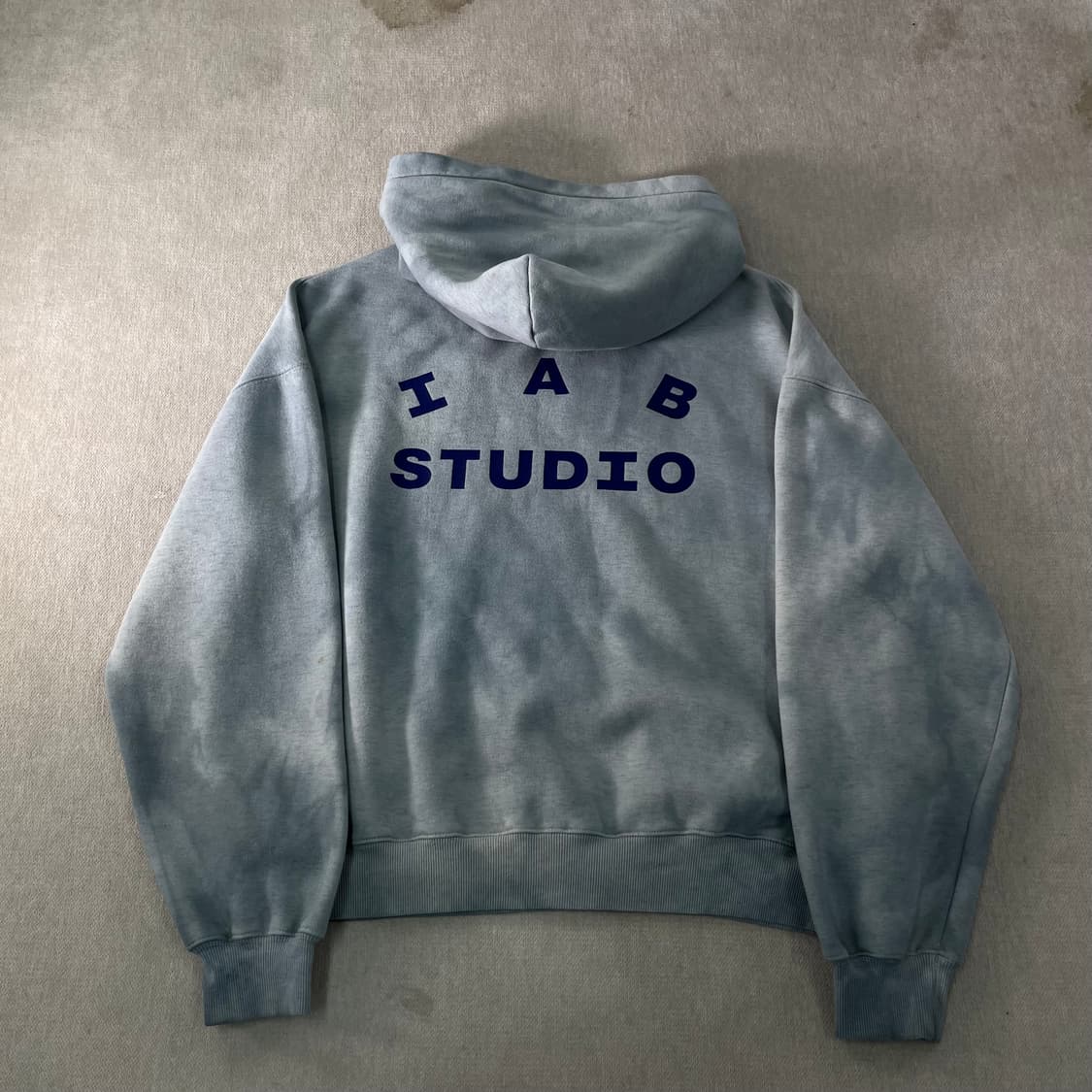 105 아이앱스튜디오 피그먼트 타이다이 스카이블루 후드티  상품이미지1