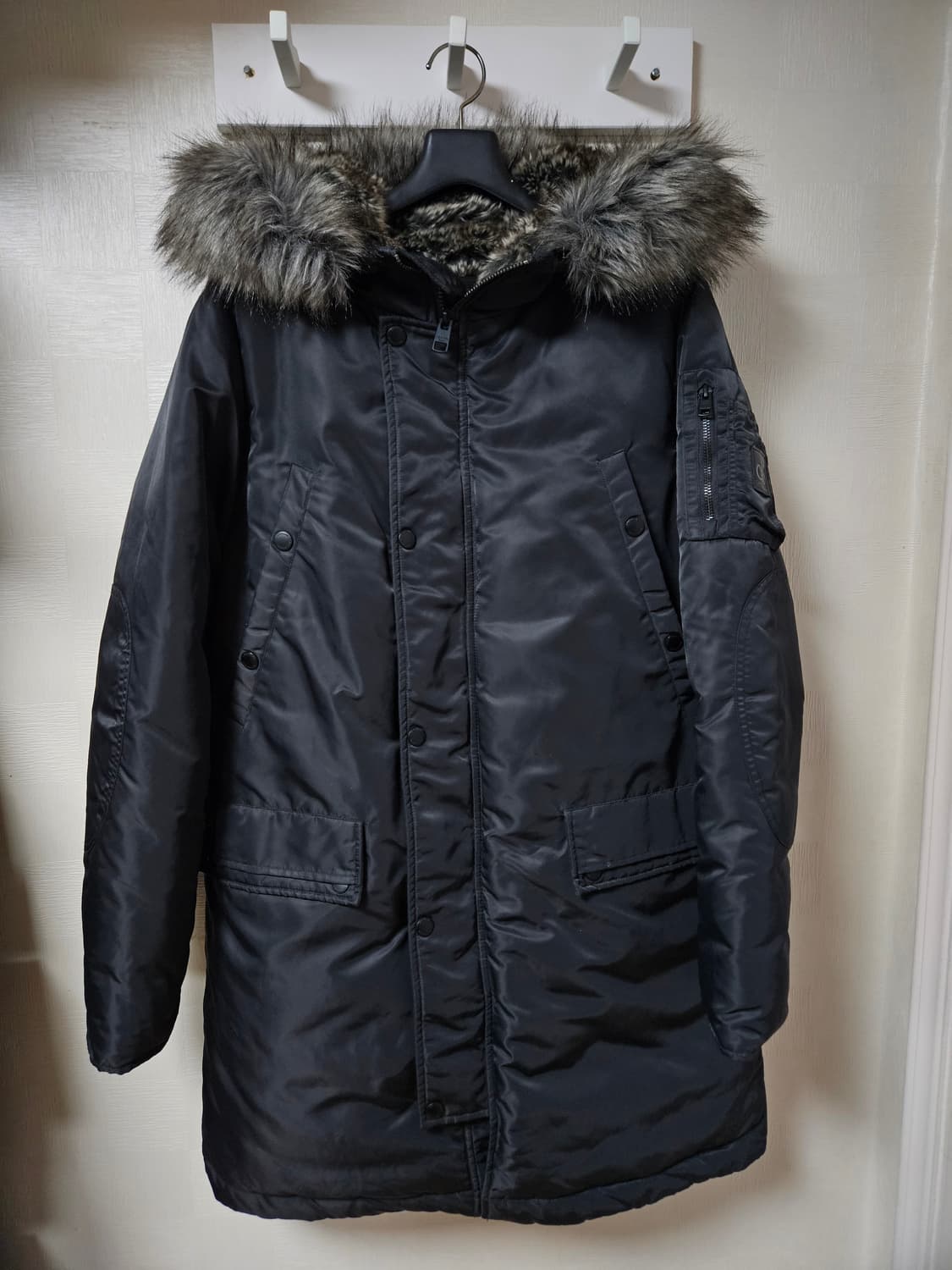 캘빈클라인진 헤비 롱 다운 파카 M(100) 상품이미지1