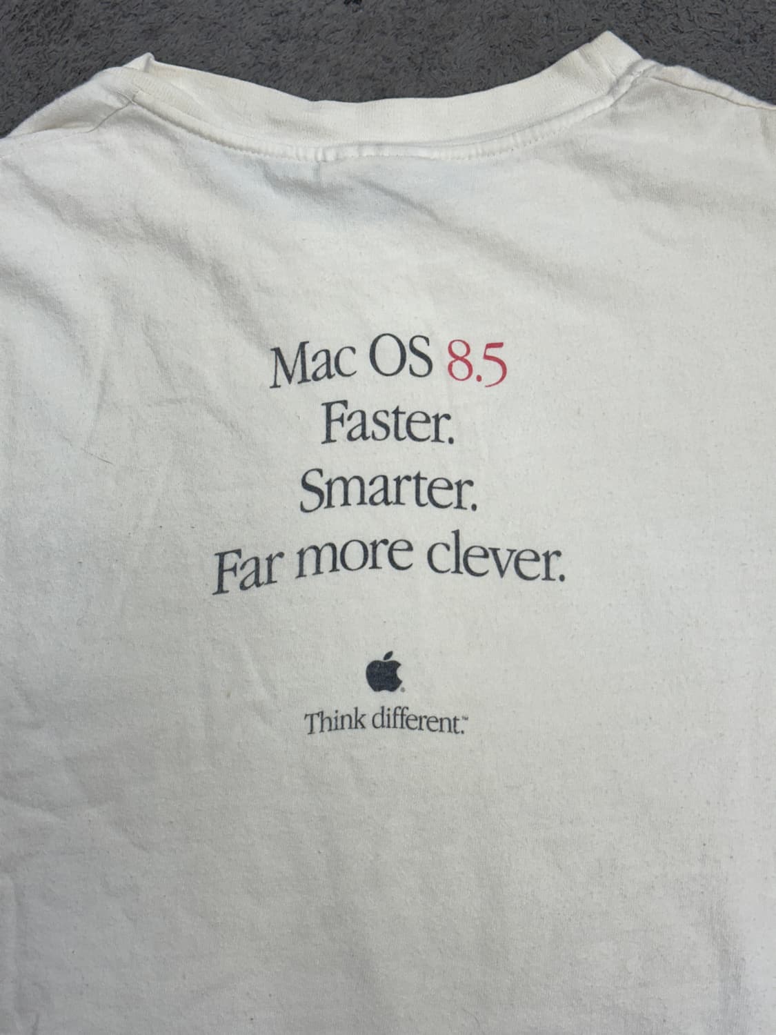 1998' Apple Mac OS 8.5 프로모 티셔츠 L 상품이미지4