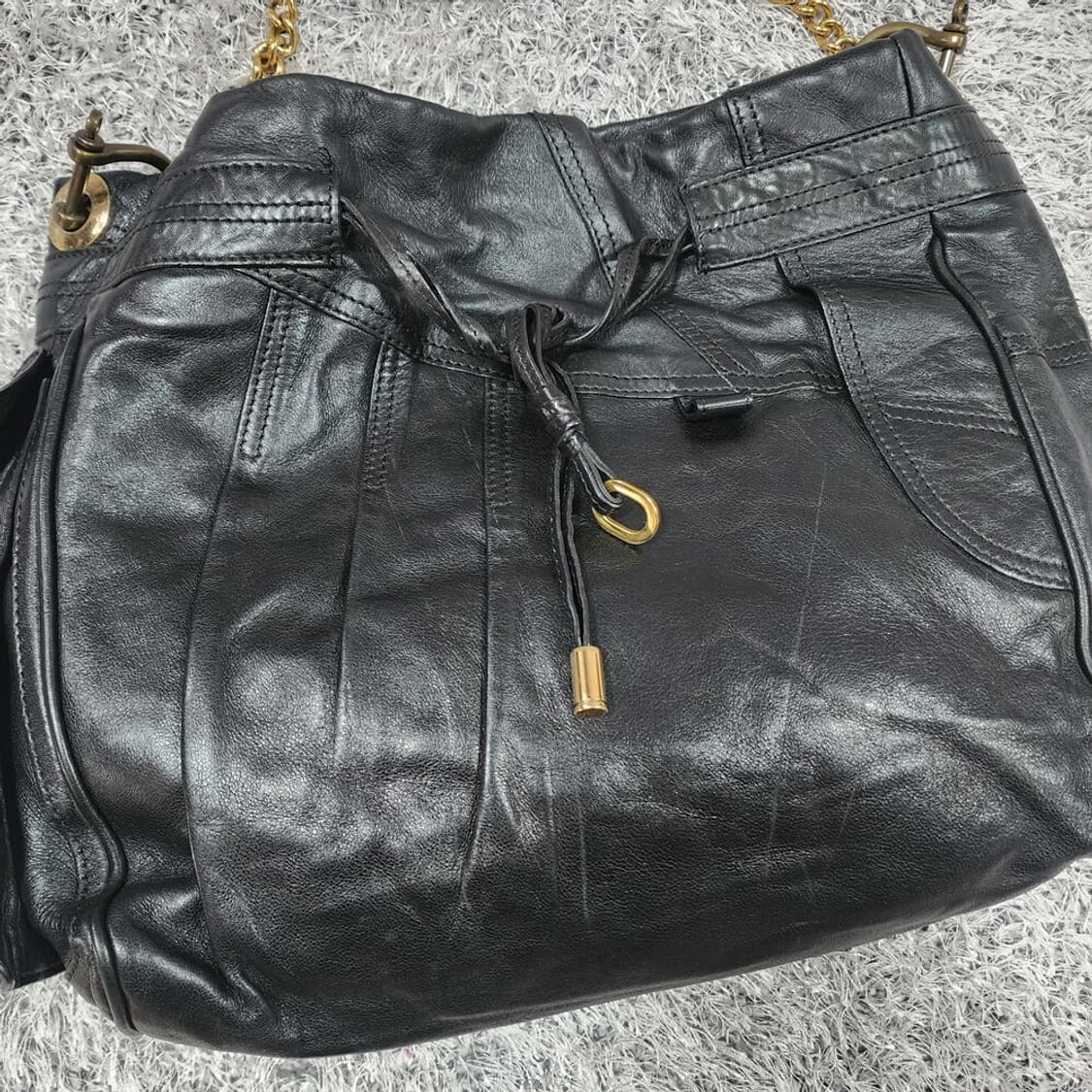 DEREK LAM 데렉램 레더 체인 숄더백 상품이미지2