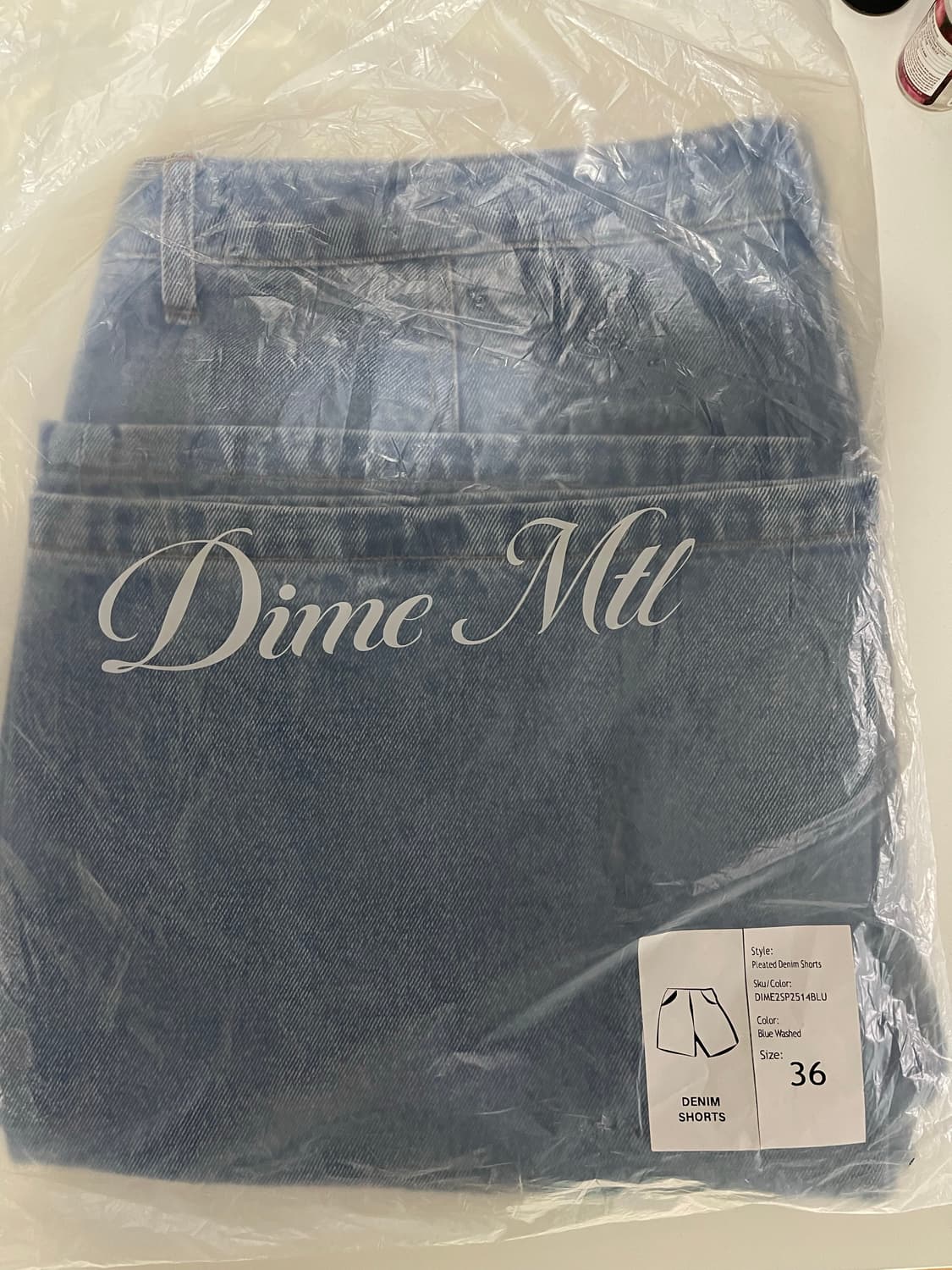 [36] 다임 데님 쇼츠  상품이미지3
