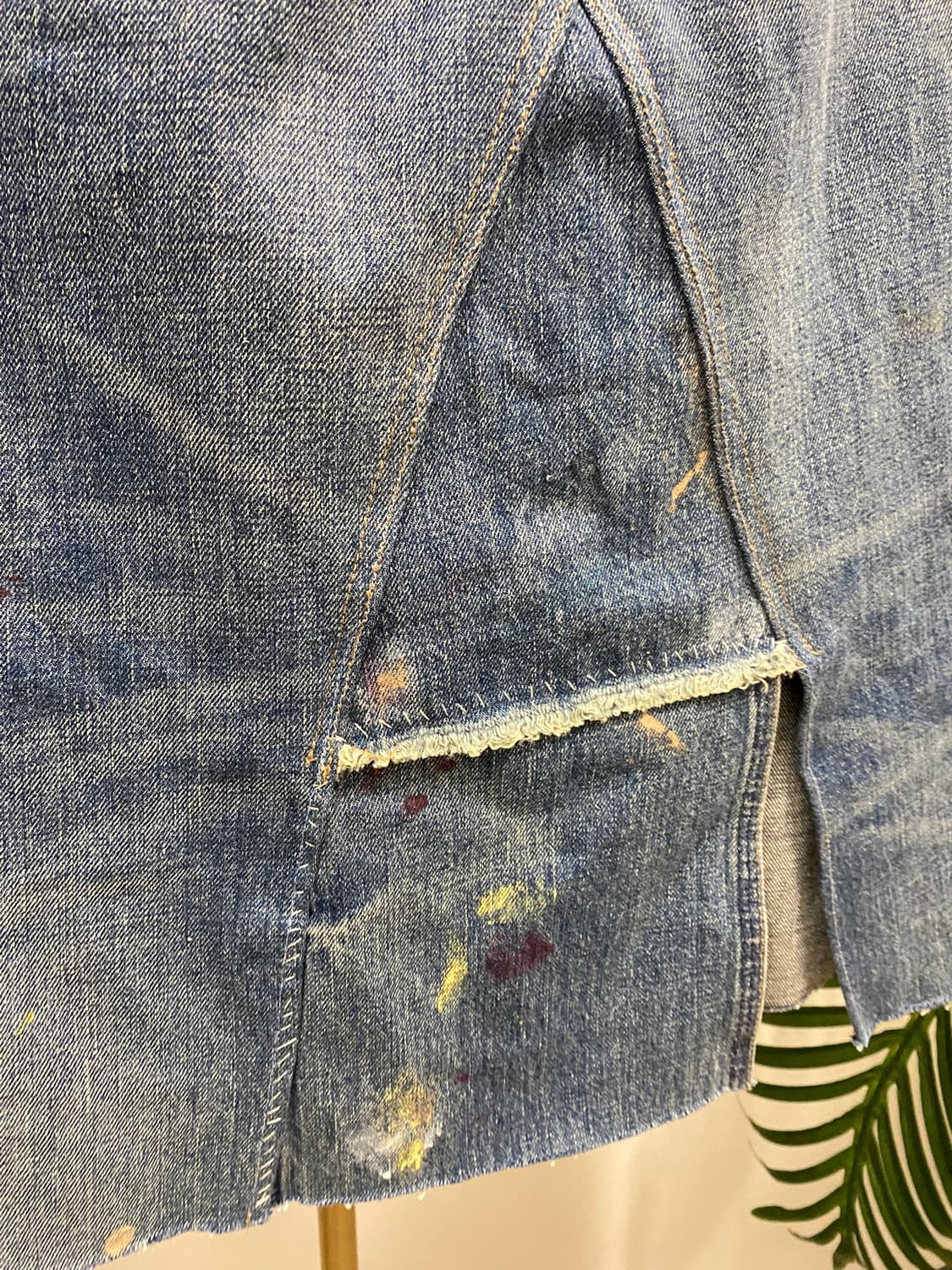 폴로 랄프로렌 리터치 데님 스커트 상품이미지8