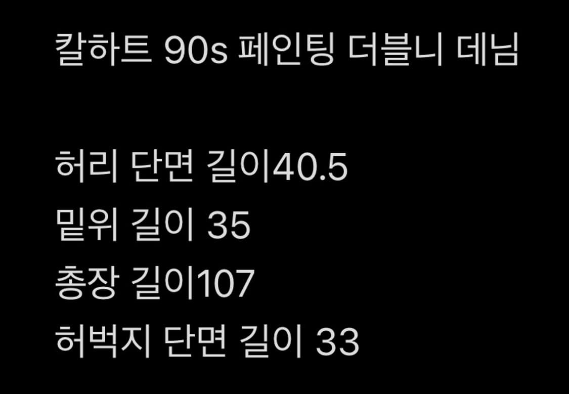 칼하트 90s 더블니 페인팅 워크팬츠 상품이미지5