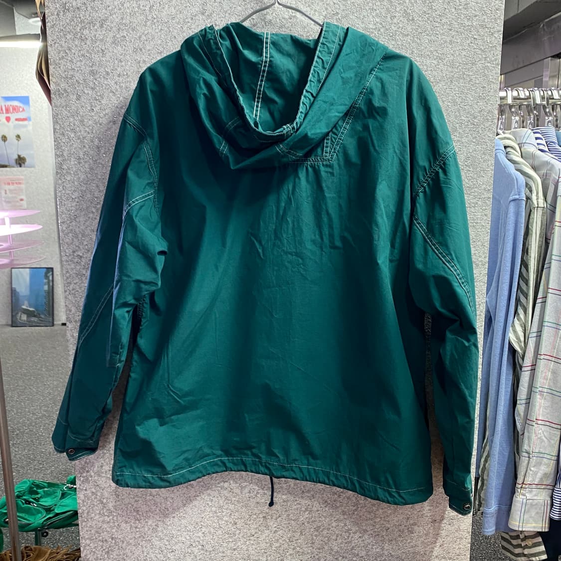 디스이즈네버댓 스티치 하프집업 후디드 아노락 B4323  상품이미지4