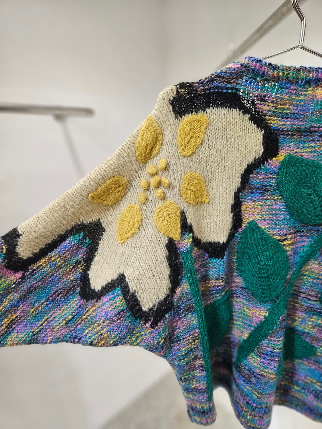 Hand made 플라워 니트 스웨터 상품이미지4