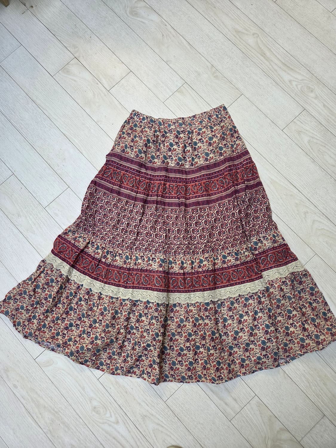 써스데이아일랜드 에스닉 스커트 치마 상품이미지1