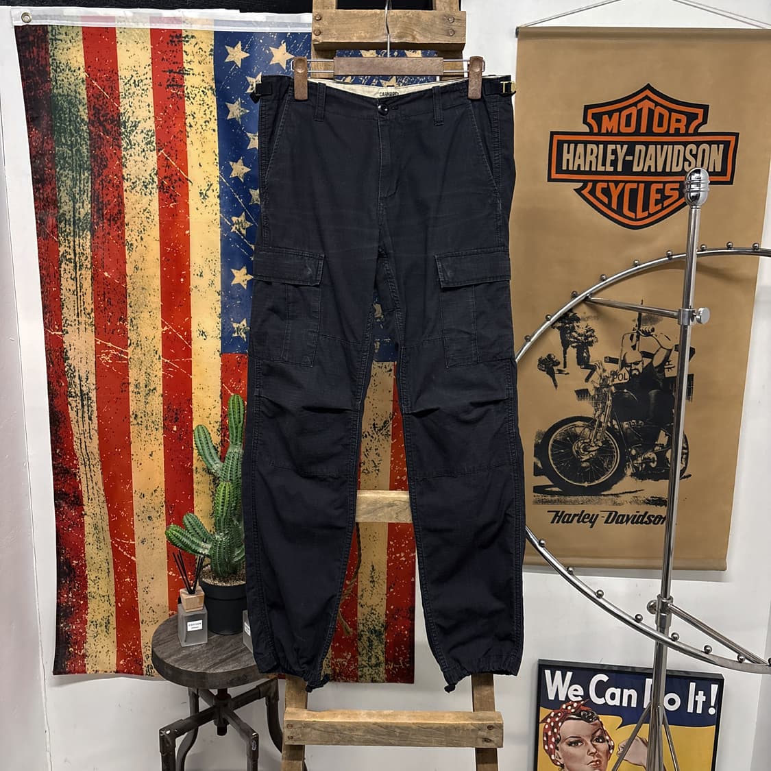 칼하트WIP 에비에이션 코튼 립스탑 카고팬츠 비조 N760 상품이미지1