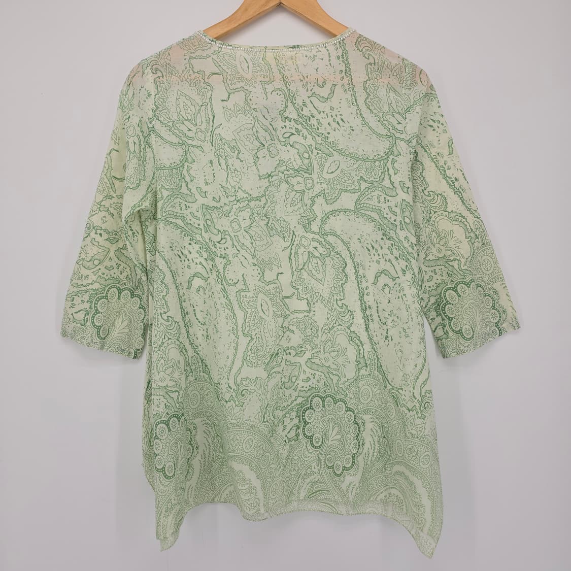 골든베어 페이즐리 반팔 블라우스 상품이미지9