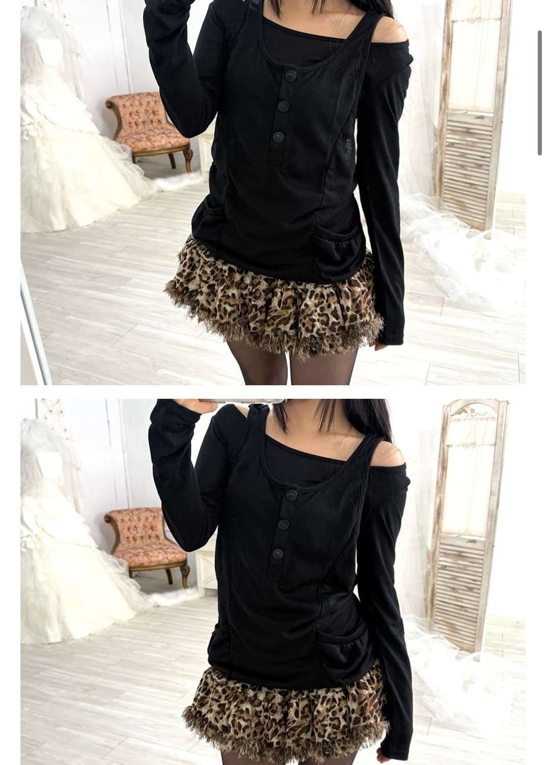 Heaven and Earth Hoodie Layered top 상품이미지2