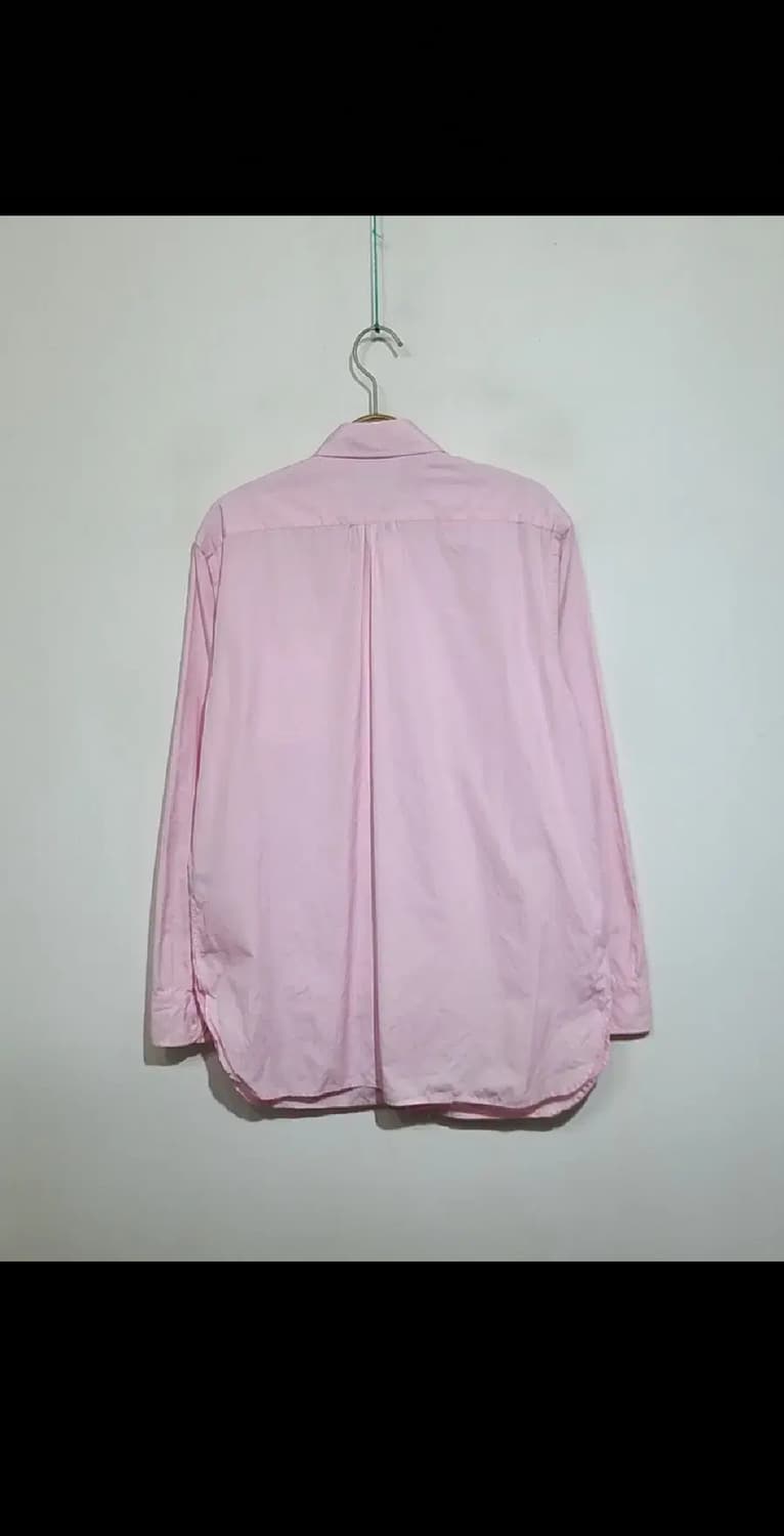 (L) 랄프로렌 폴로 셔츠 핑크 롱남방 포켓 캐주얼  상품이미지6
