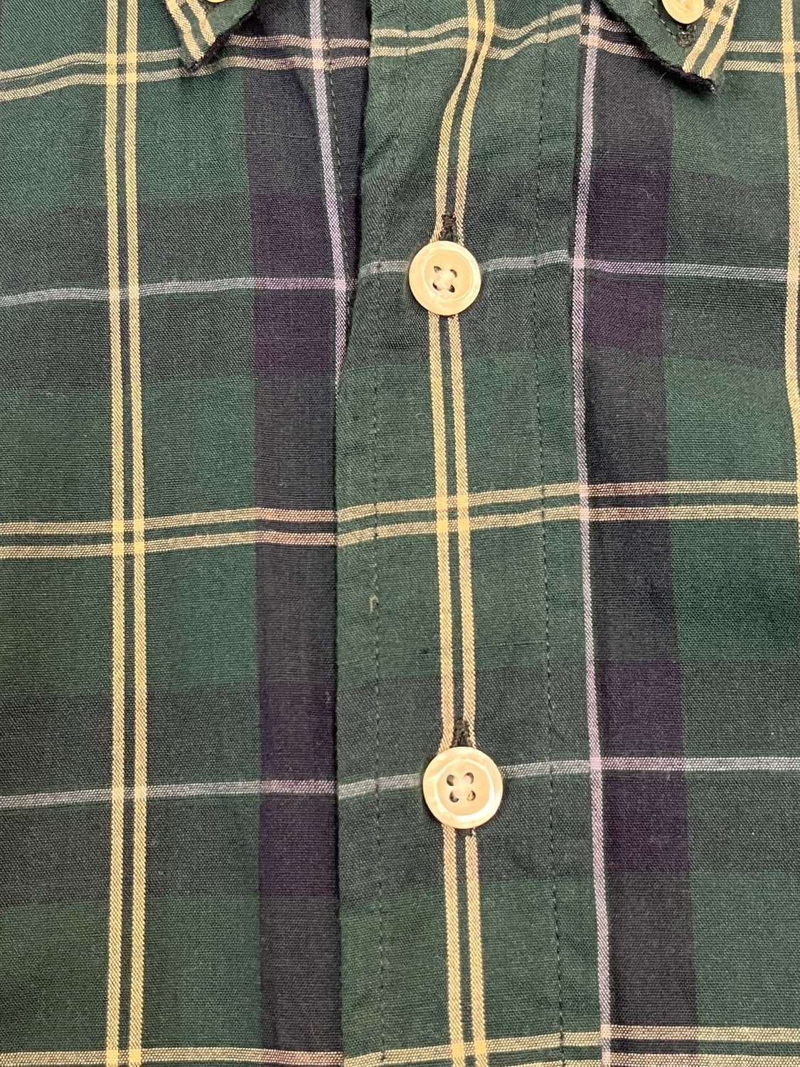 폴로 랄프로렌 체크 반팔 셔츠 그린 100 #csz3397 상품이미지6