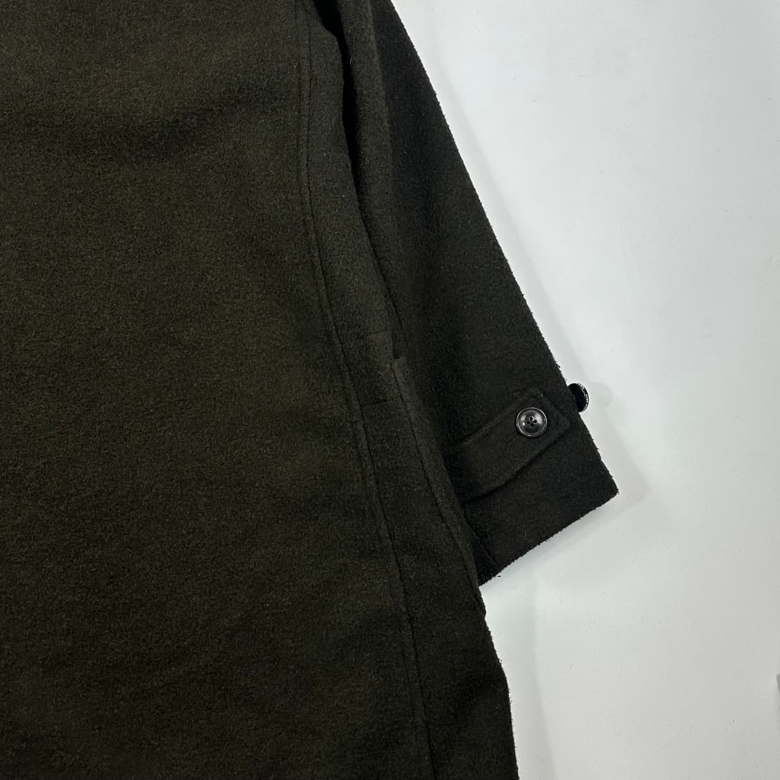 Coen 다크그린 더플 코트 상품이미지10