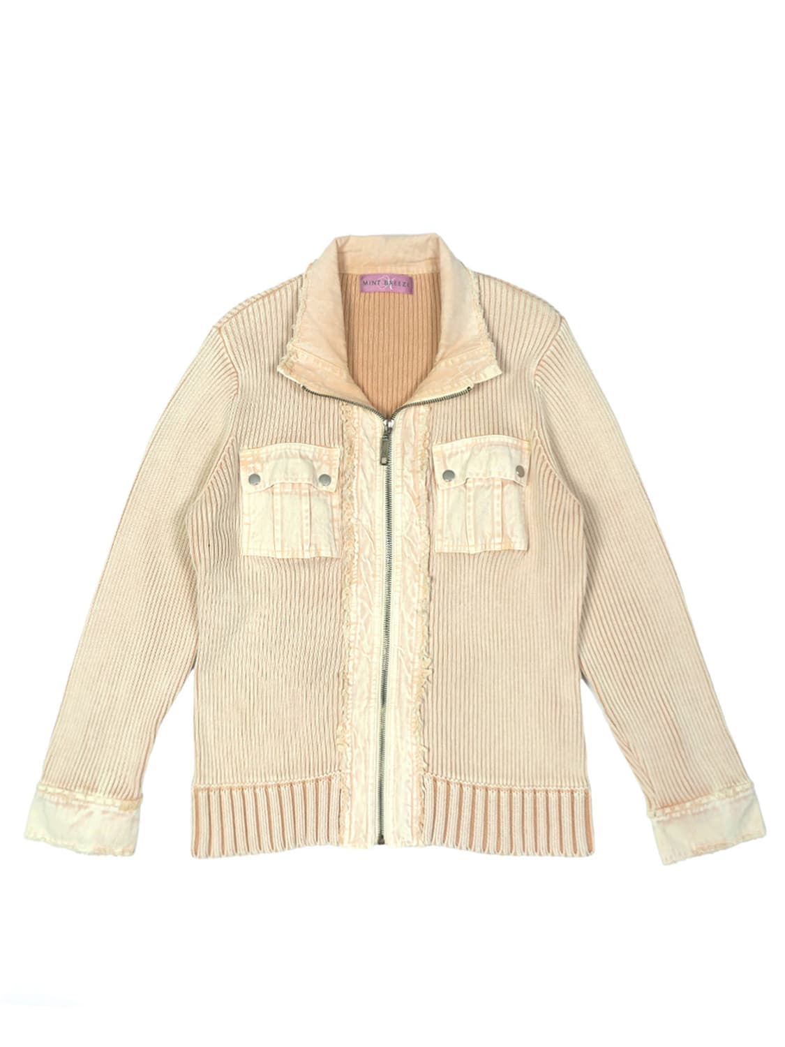 ribbed knit zip-up 상품이미지5