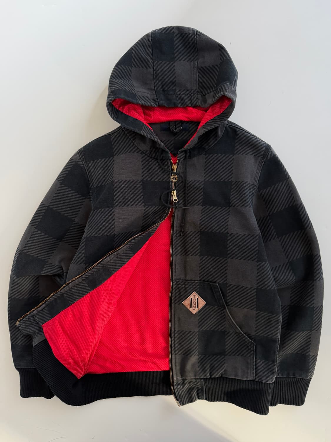 TOMMY HILFIGER 타미힐피거 체커보드 후드자켓 상품이미지3