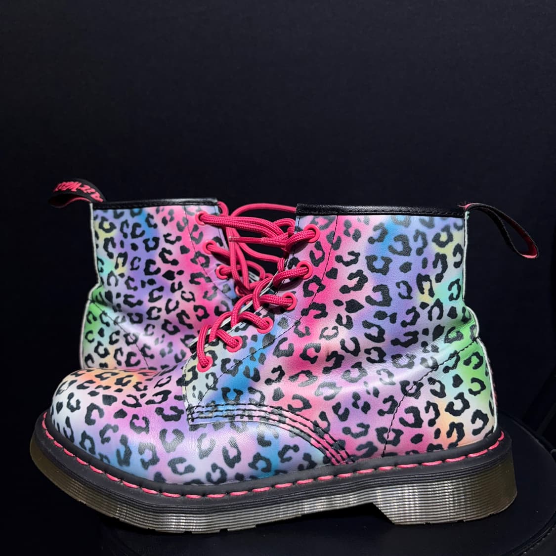 닥터마틴 레인보우 레오파드 부츠 상품이미지3