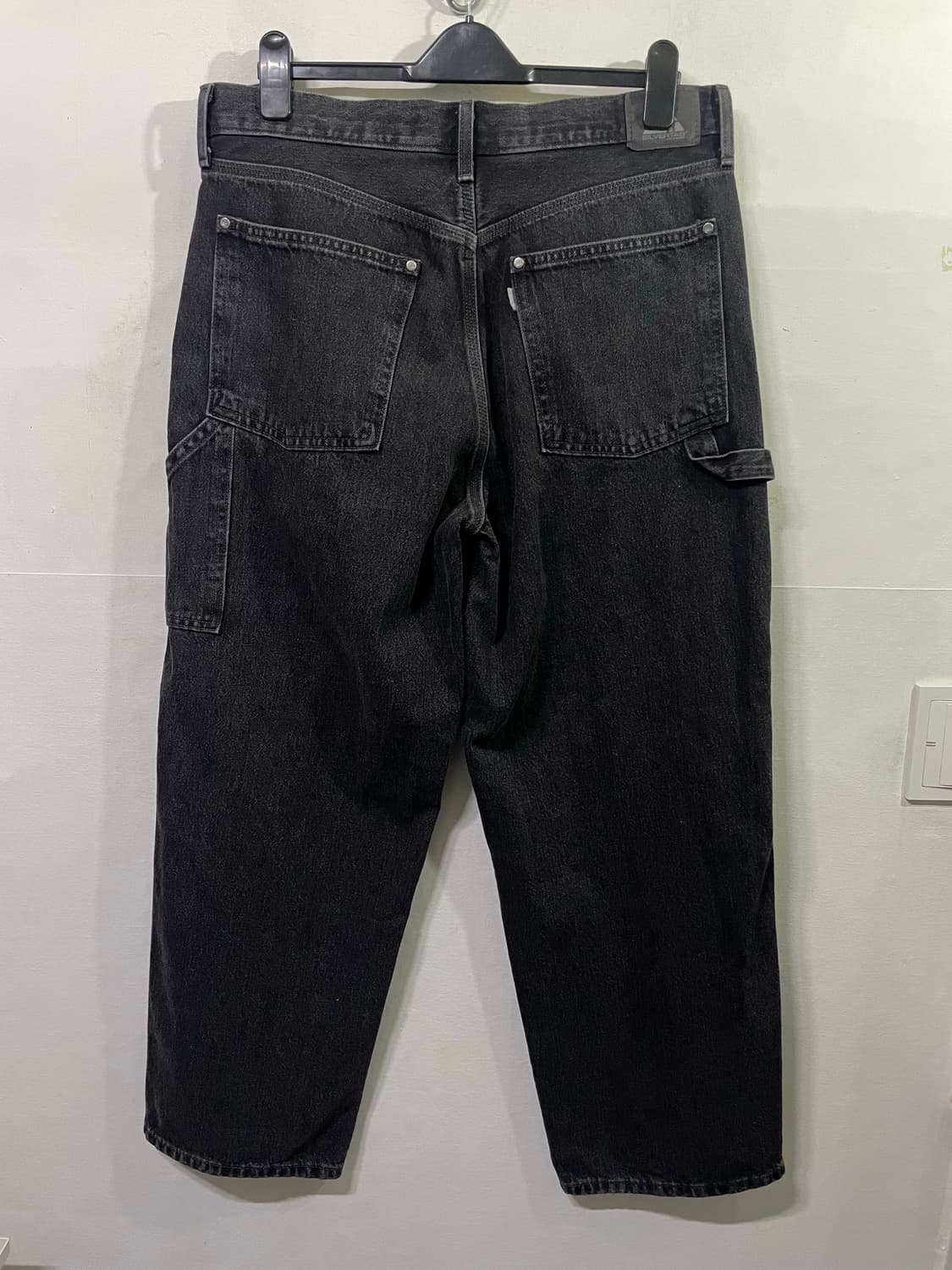 리바이스 실버탭 배기 카펜터 팬츠 36x32 흑청 데님 상품이미지2