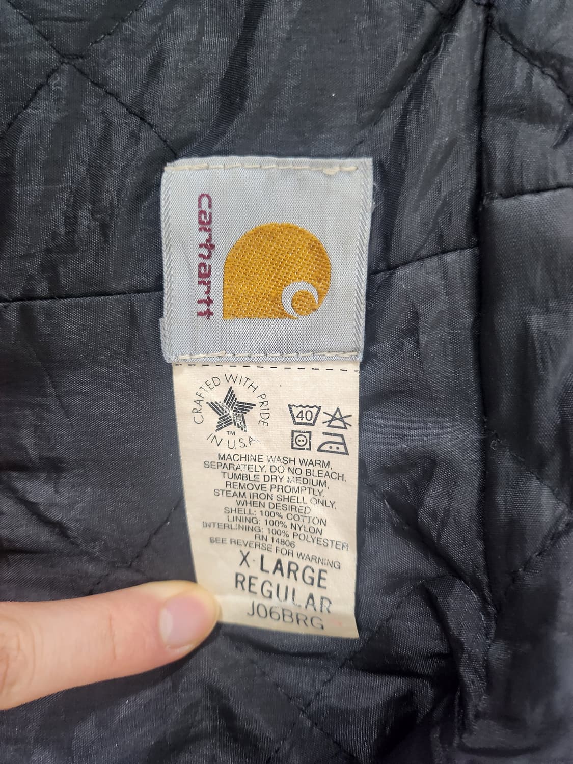 칼하트 j06 BRG XL 상품이미지7