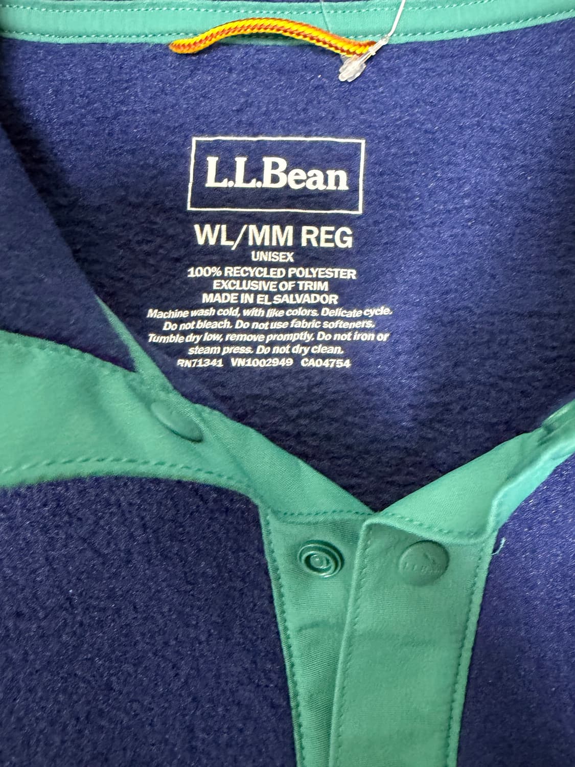 [새상품/M] 엘엘빈 플리스 나이트 네이비 M 사이즈 판매 상품이미지3