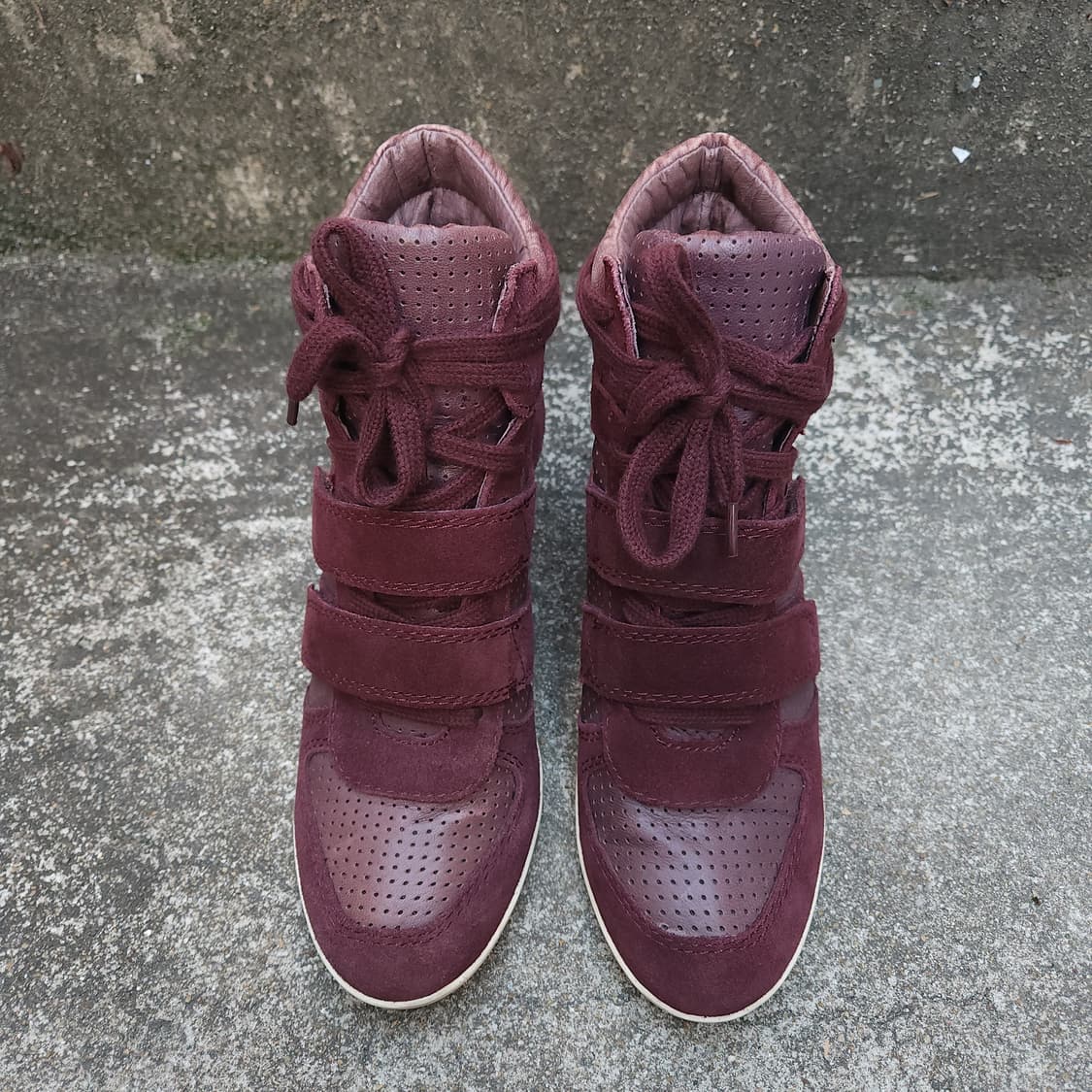 [37] ASH 스웨이드 웨지힐 스니커즈 (240) 상품이미지2