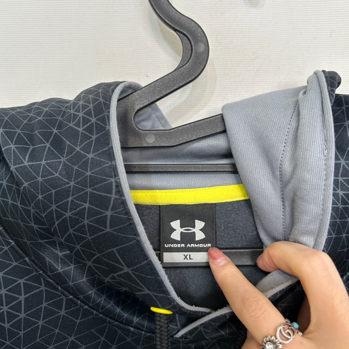 언더아머 남성 기모 후드티 XL 상품이미지2