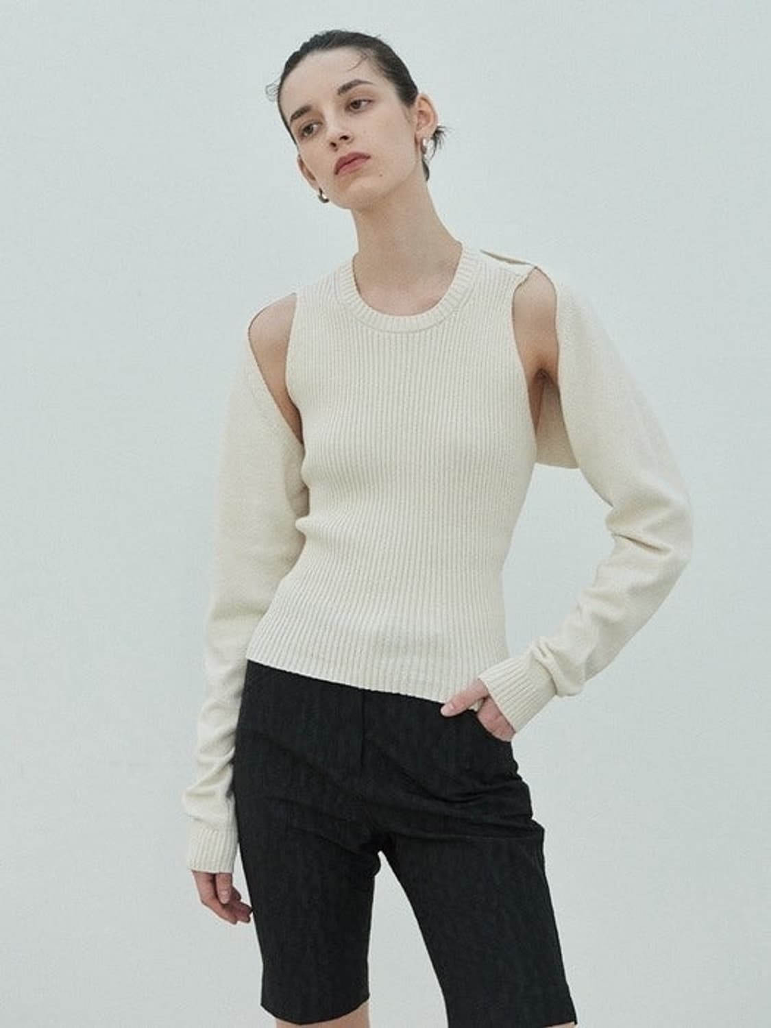 볼레로 레이어드 니트 상품이미지1