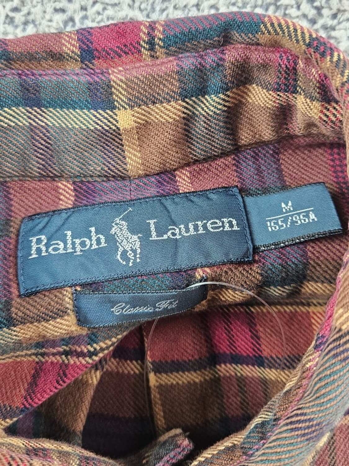 폴로랄프로렌 체크 플란넬 클래식 셔츠 ( M ) / 10985 상품이미지9