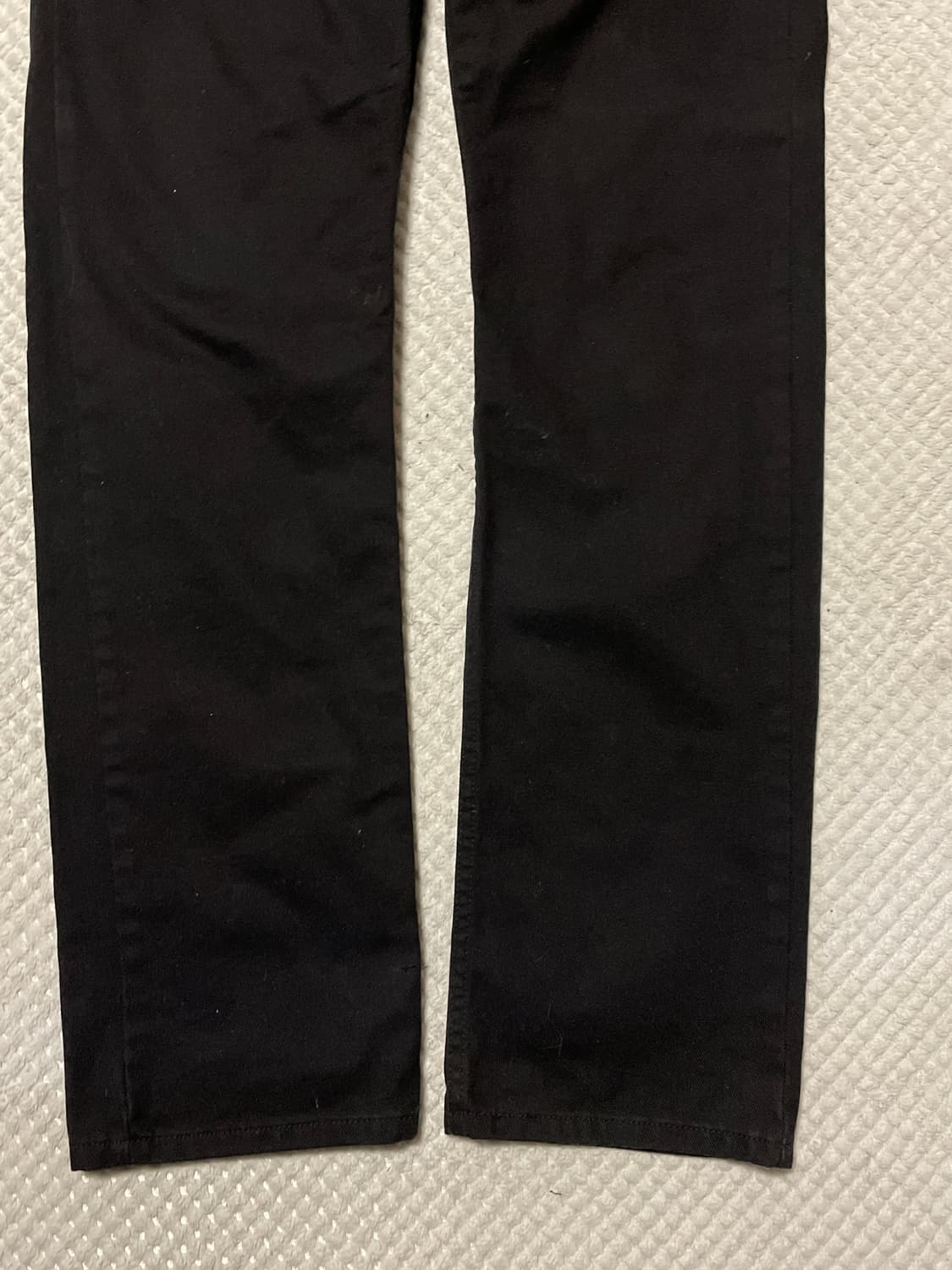 [31X32] 리바이스 00s 505 레귤러 핏 흑청 데님 팬츠 상품이미지4