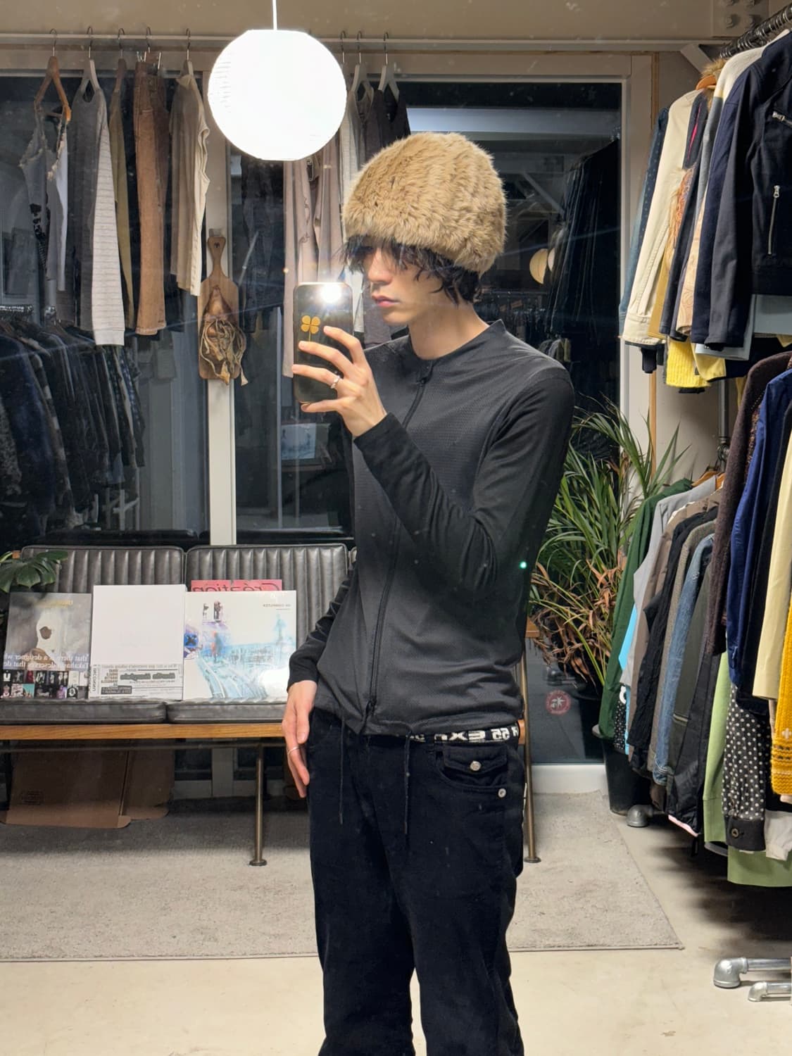 Ca4la 래빗퍼 비니 상품이미지4