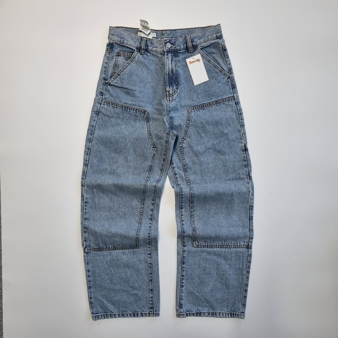 에잇세컨 더블니 데님팬츠 상품이미지1