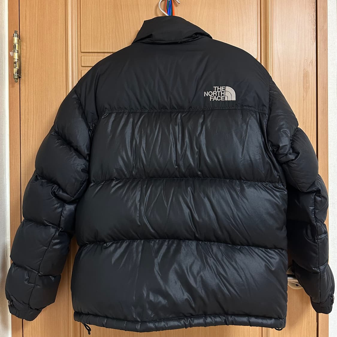 (100-103)구형 노스페이스 눕시 700 블랙 패딩 상품이미지2
